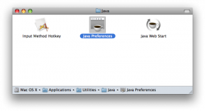 Java Preferences アプリケーション